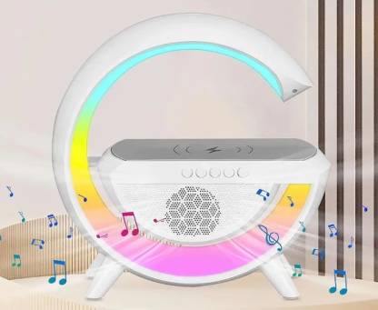 5025G-Shape LED Wireless Charging Speaker Lamp