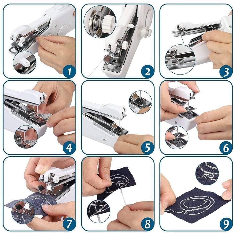 6719electric Handy Stitch Handheld Sewing Machine for Emergency Sewing
