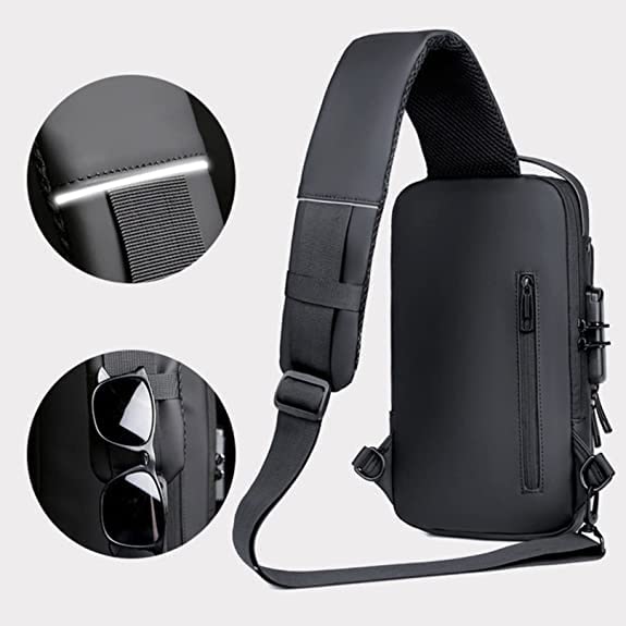 3484Shoulder bag with USB charging