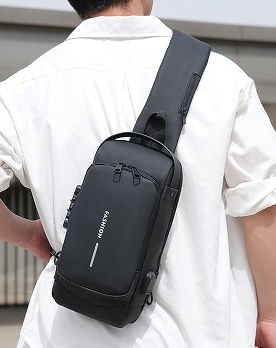 3484Shoulder bag with USB charging