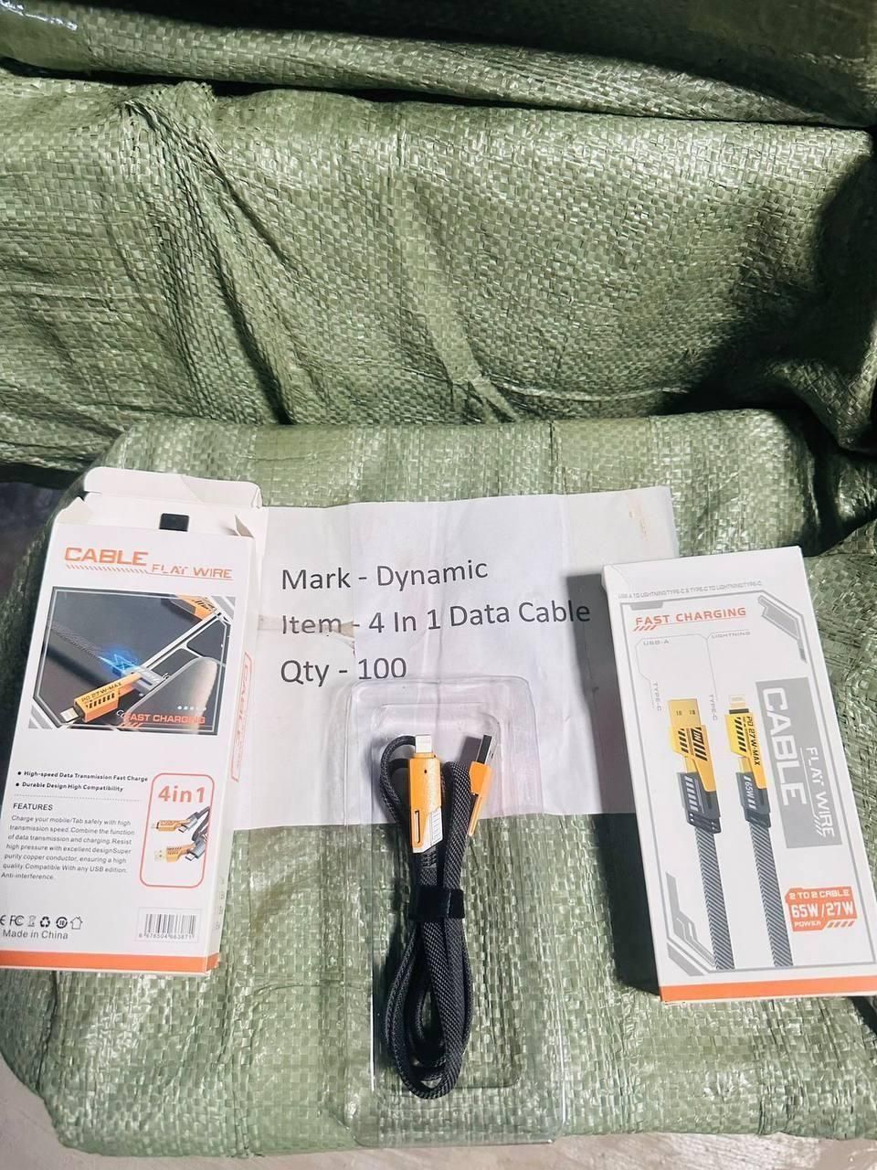 6609USB C Cable Lightning Cable 4 in 1